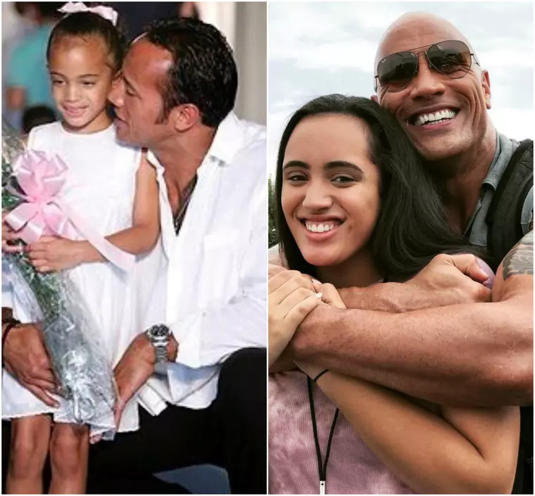 Dwayne Johnson si fiica lui