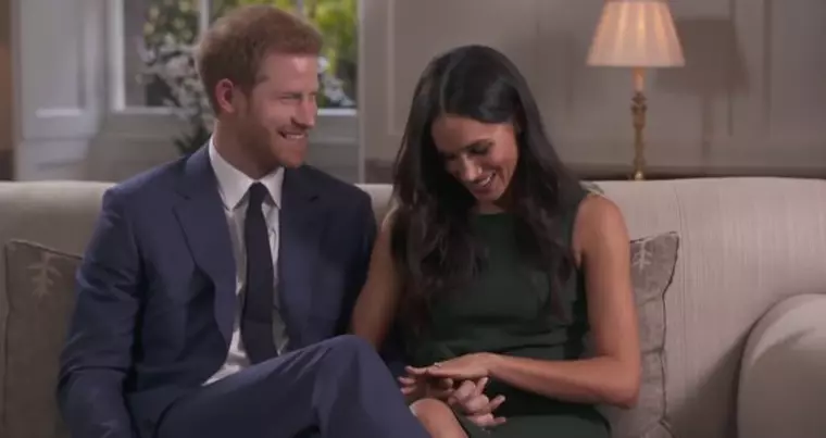 printul harry si meghan inel de logodna