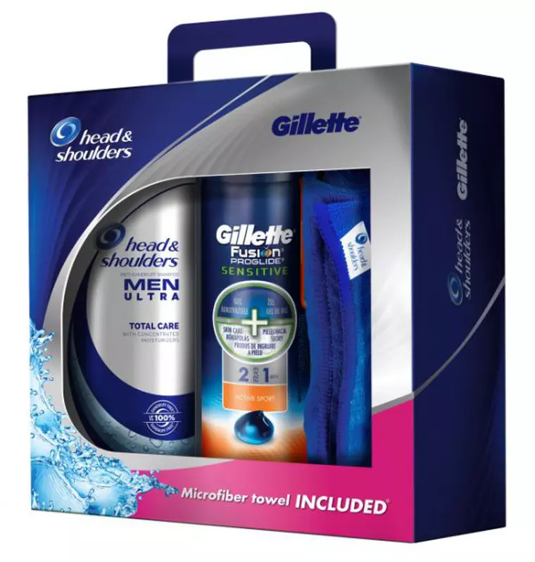 set cadou head&shoulders si Gillette