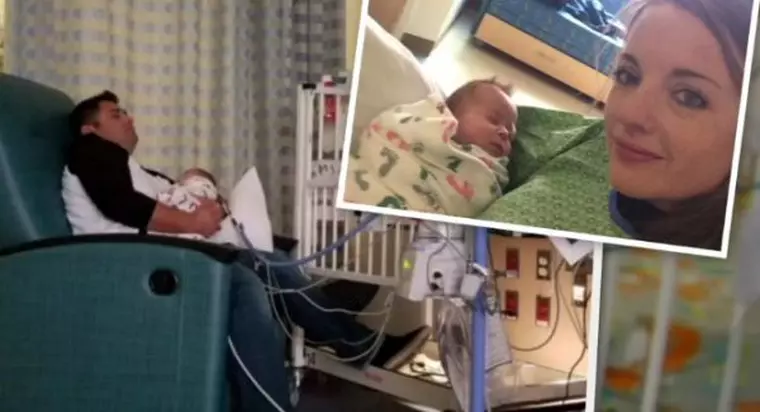 bebelusul in spital cu politistii