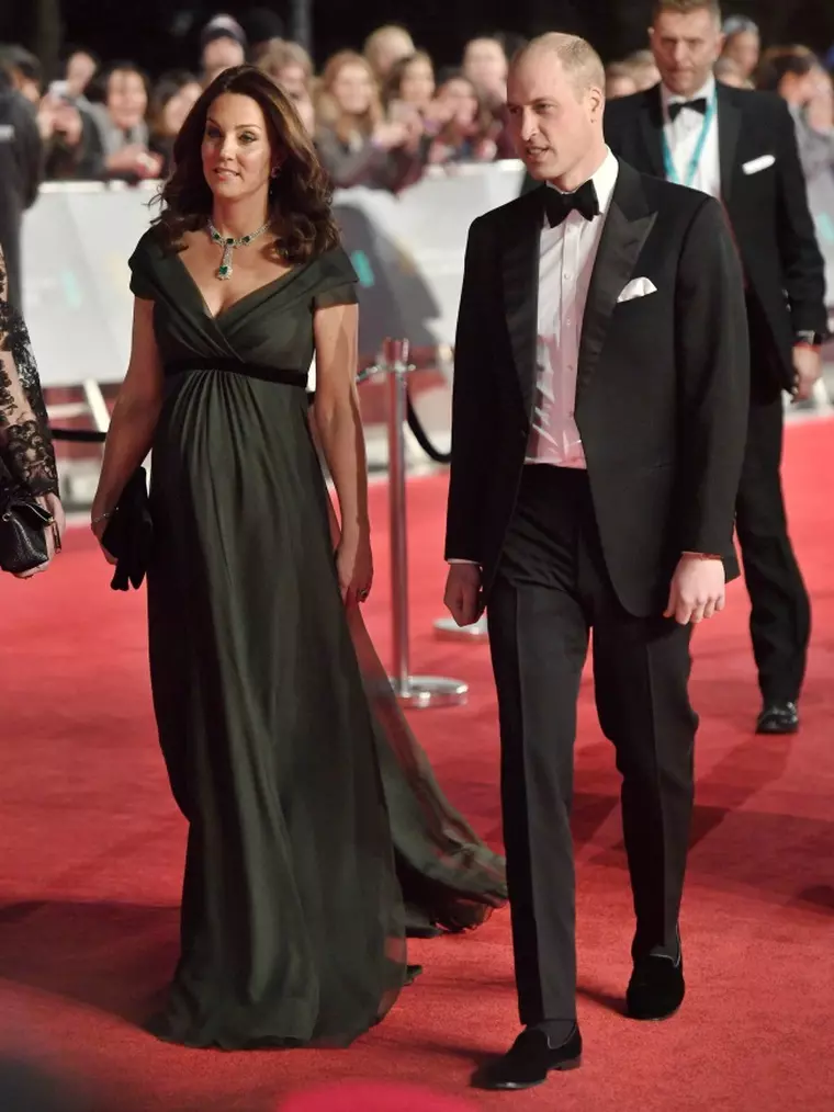 Kate midlleton si printul harry bafta 2018