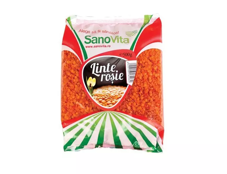 Alimente eco-linte roșie eco