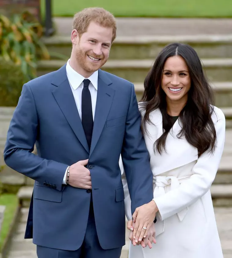 Prințul Harry si Meghan Markle la anunțul logodnei