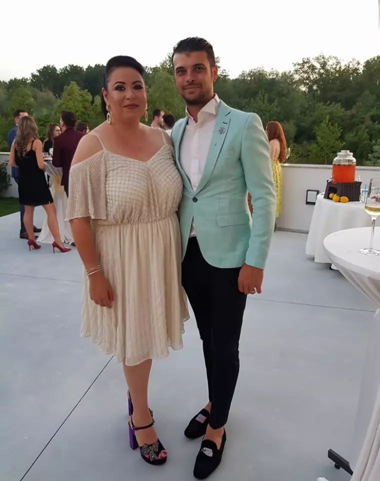 Oana Roman si sotul sau Marius Elisei