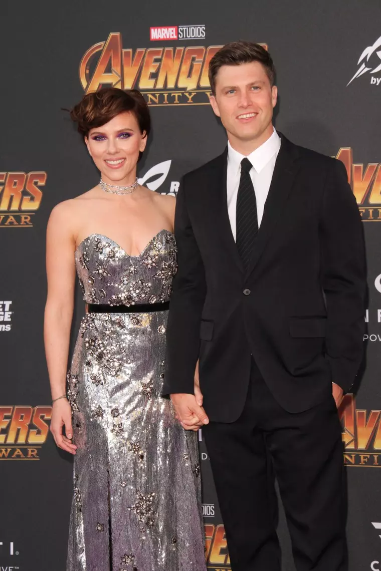 Scarlett Johansson si iubitul sau, Colin Jost