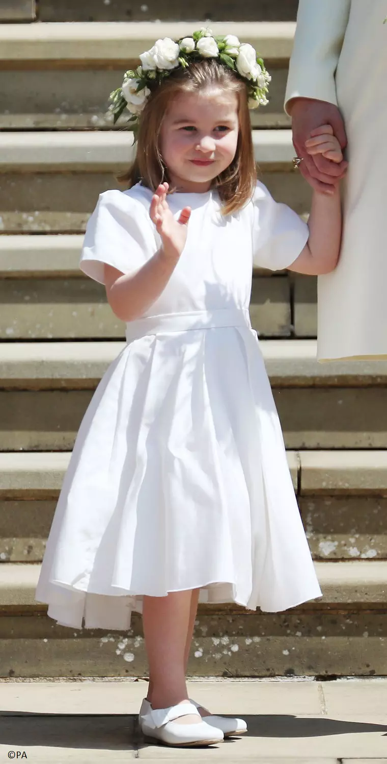 Prințesa Charlotte a cucerit inimile publicului la nunta regală. Gesturile ei au fost adorabile