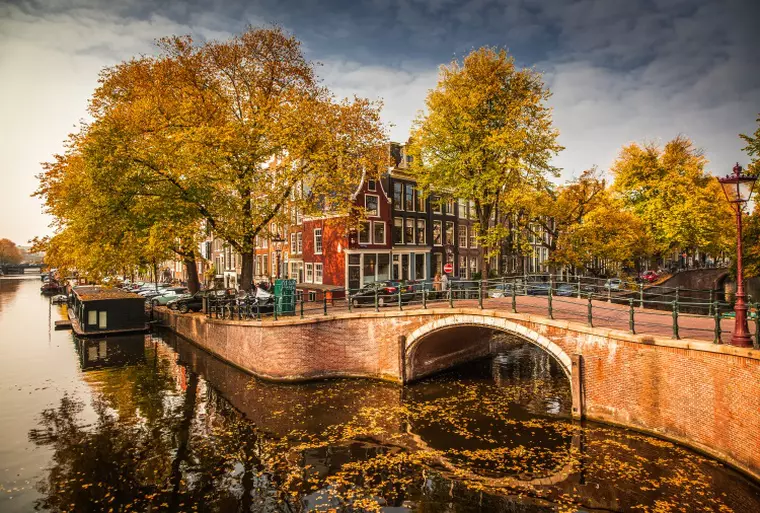 imagini de toamna in olanda, amsterdam