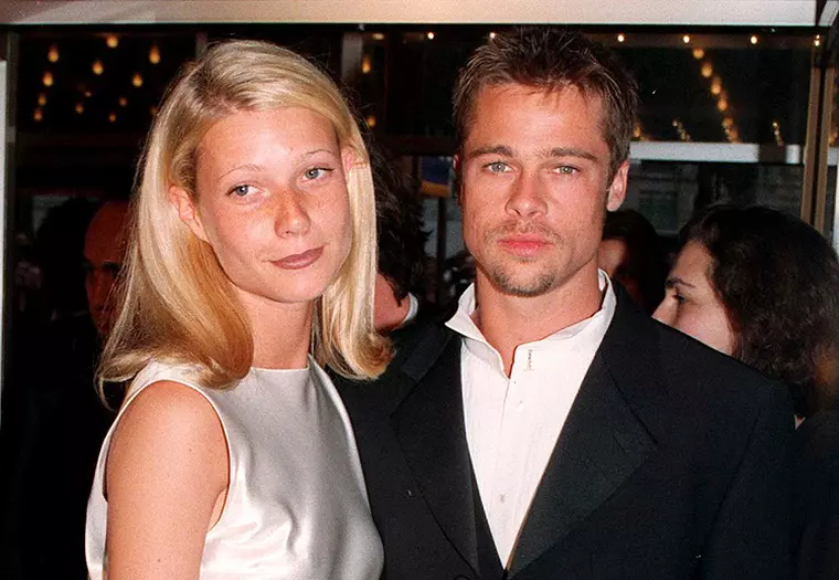 Gwyneth Paltrow si Brad Pitt