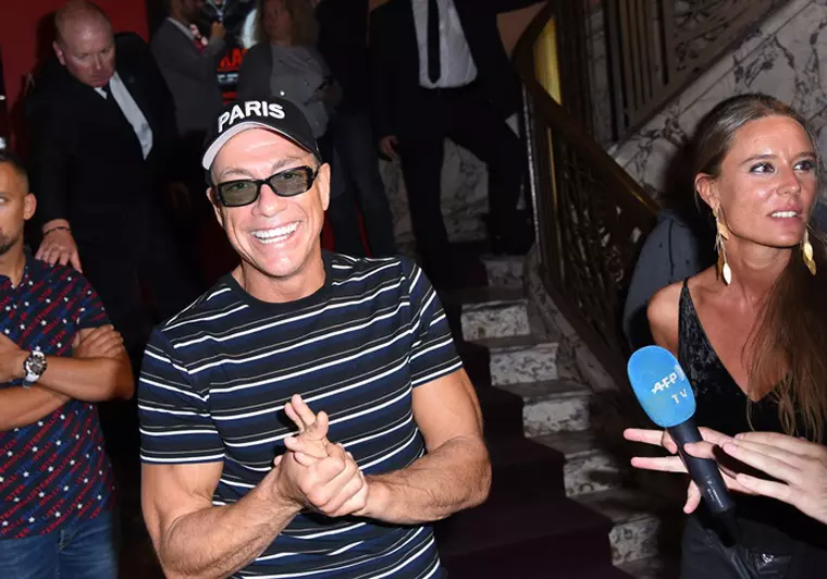Jean Claude Van Damme la o premiera in Paris