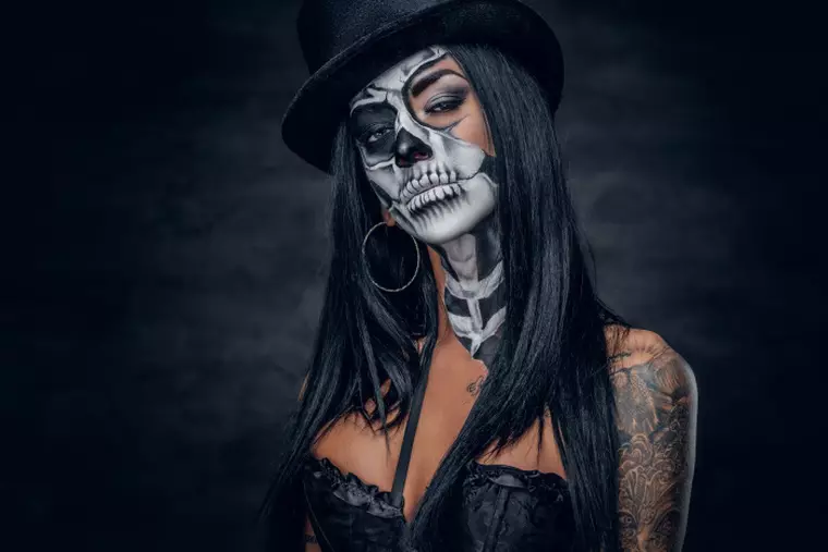 Machiaje simple de Halloween 2018 3