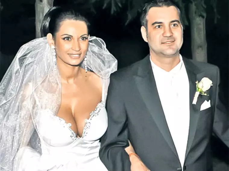 Nicoleta Luciu in ziua nuntii