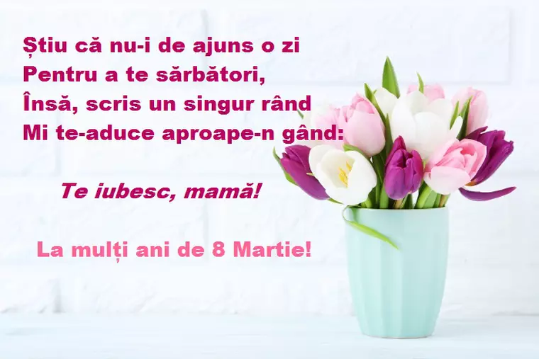 Felicitări și mesaje cu imagini de 8 Martie - felicitari pentru mama