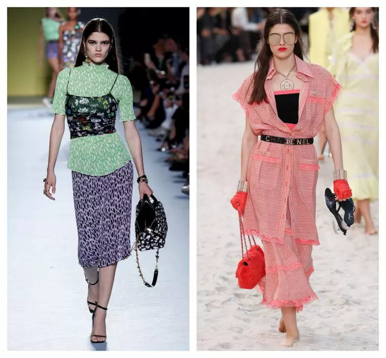Alexandra Micu in prezentarile Versace si Chanel