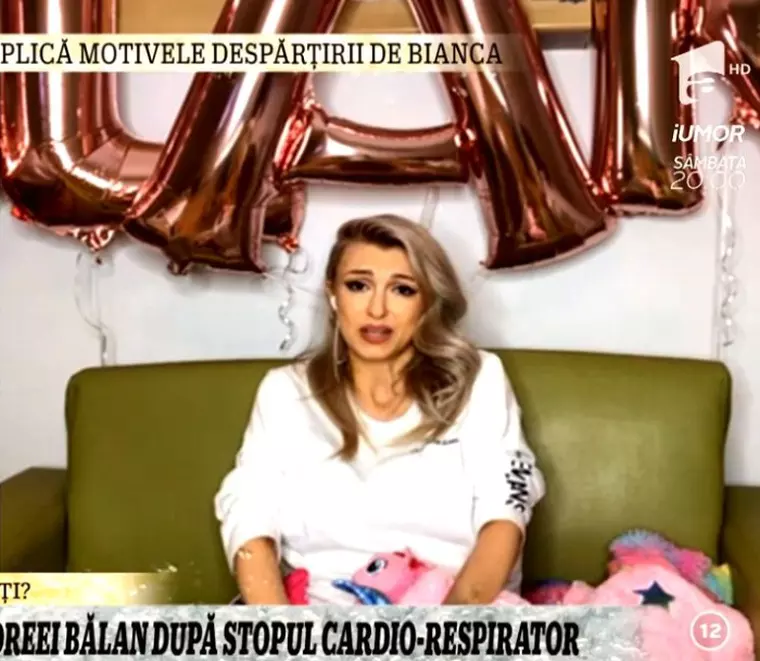 Andreea Bălan, prima apariție televizată după stopul cardio-respirator suferit în timpul nașterii
