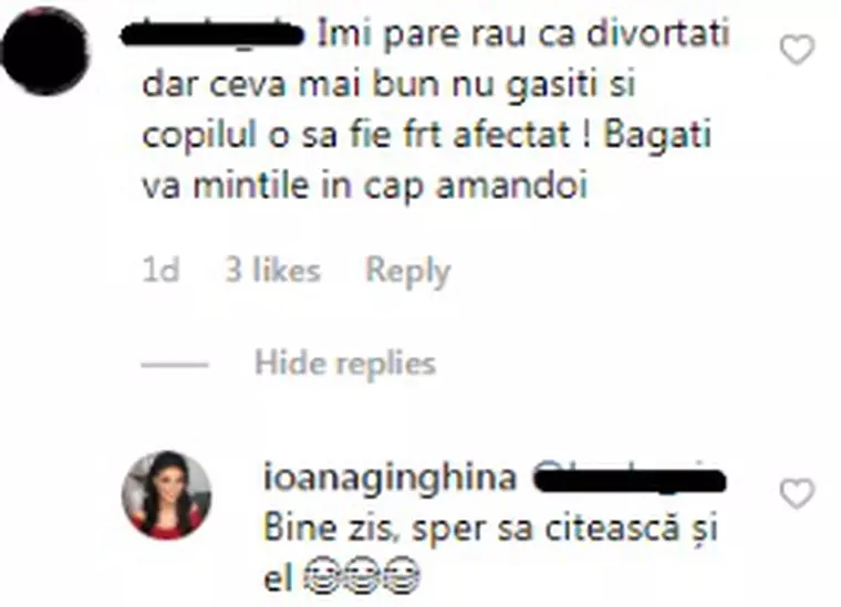 Alexandru Papadopol, vinovat de divorț? Ioana Ginghină face dezvăluiri neașteptate