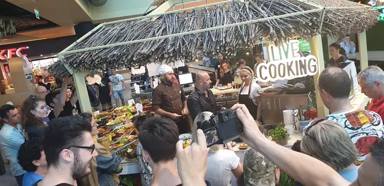 catalin scarlatescu, live cooking
