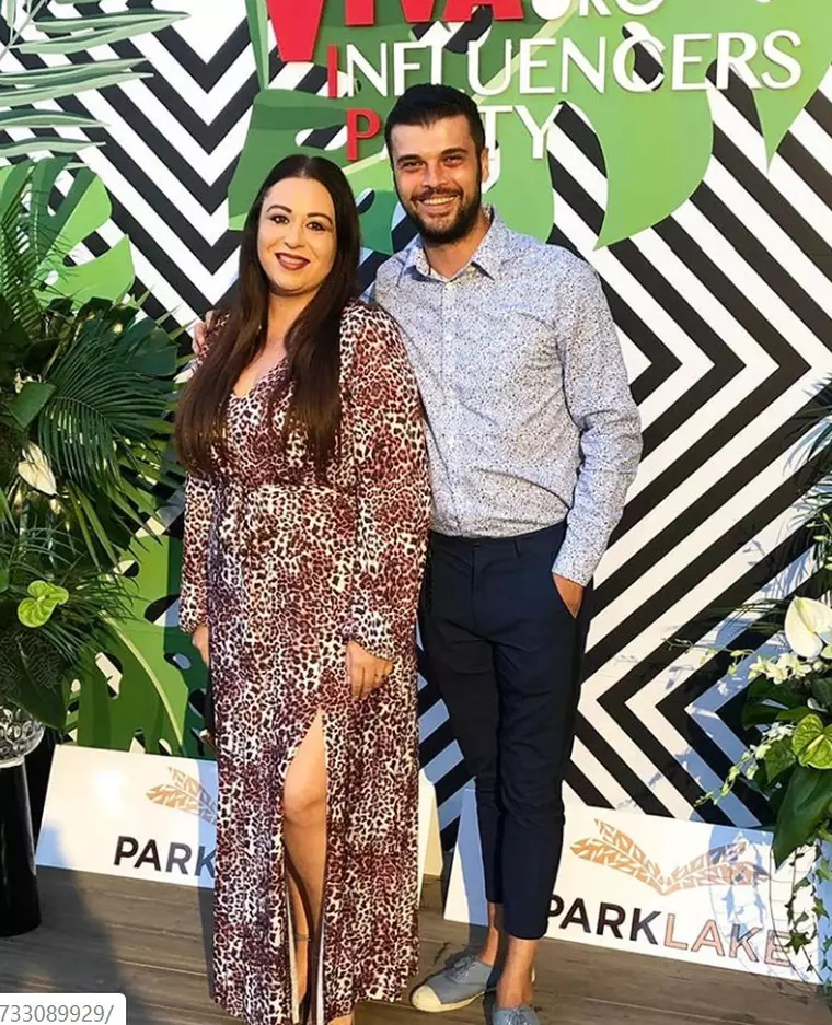 Oana Roman si Marius Elisei la Viva Influencers Party