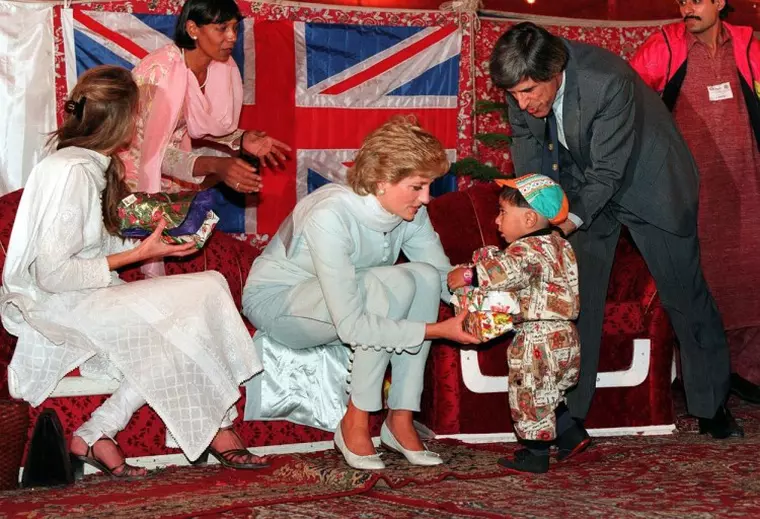 Printesa Diana in Pakistan