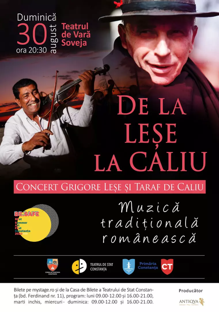 Ultimul weekend din august. Stagiunea BE.SAFE continuă cu acte culturale de calitate