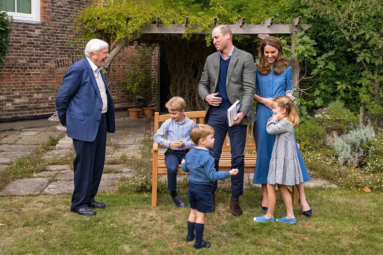 Malta vrea înapoi dintele de rechin preistoric pe care prințul George l-a primit cadou de la naturalistul David Attenborough