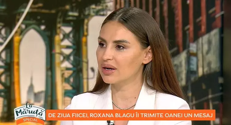 Roxana Blagu a plâns la TV de dorul fiicei sale. Ce mesaj i-a transmis de ziua ei