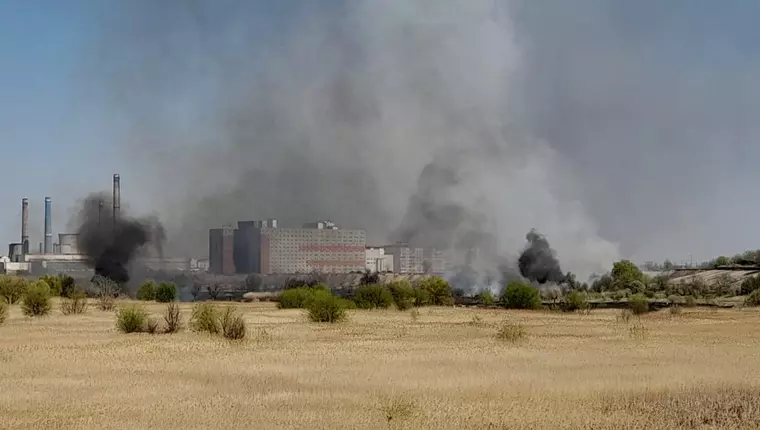 Incendiu de vegetație în Delta Văcărești
