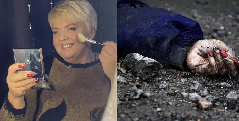 O femeie din Bucha, ucisă de ruși, a fost recunoscută după manichiură. 