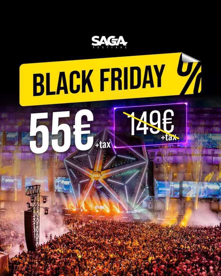 De Black Friday, SAGA Festival pune în vânzare biletul de 1 milion de dolari