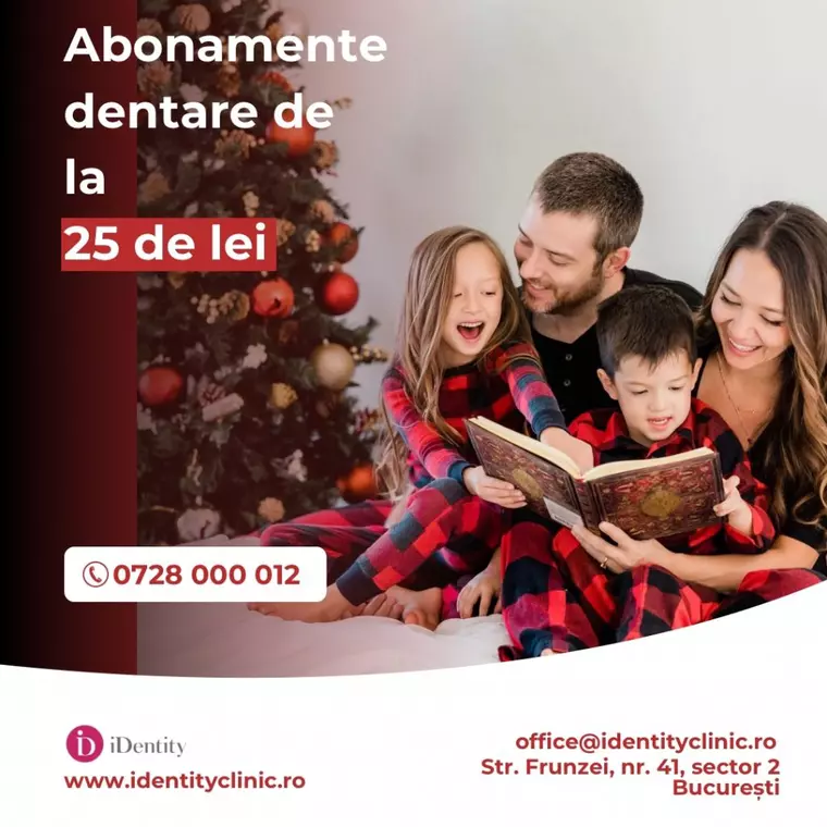 Monica Iagăr și familia ei îşi asigură zâmbetul prin abonamente Identity Clinic! Află cât de puţin te costă să ai dantura perfectă