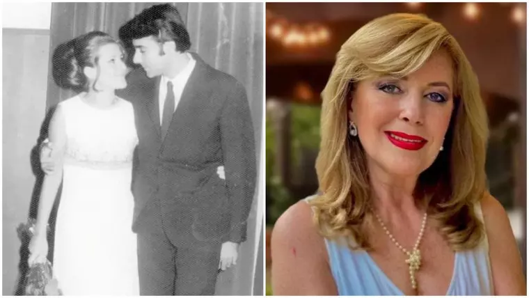 Stela Enache, într-o imagine cu Florin Bogardo și una în prezent