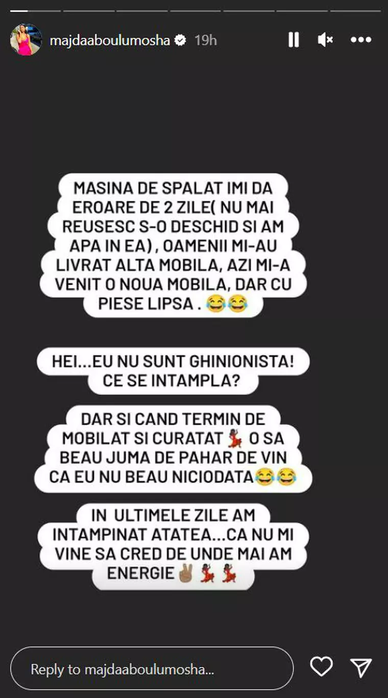 Majda Aboulumosha, urmărită de ghinioane: „Nu știu de unde mai am energie”