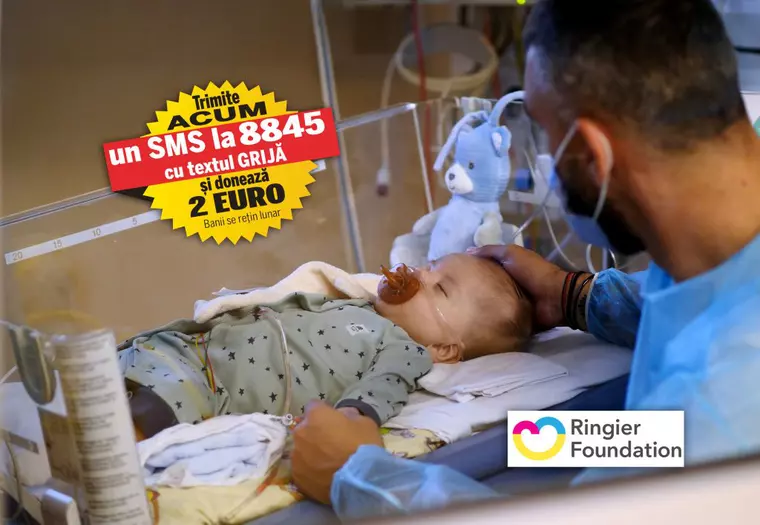 ”Grijă pentru nou-născuți”, campanie umanitară a Fundației Ringier pentru achiziționarea unui sistem de livrare a oxidului nitric. Naiul lui Gheorghe Zamfir și racheta lui Ilie Năstase, licitate duminică într-un eveniment caritabil