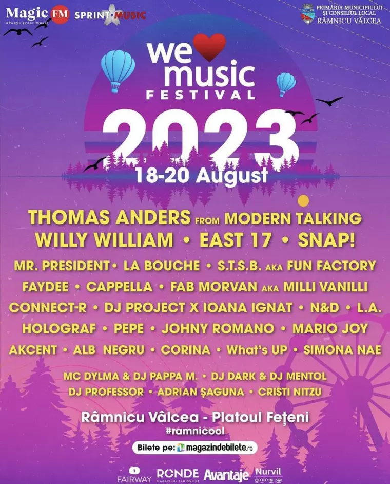 Cea de-a doua ediție We Love Music Festival se apropie!