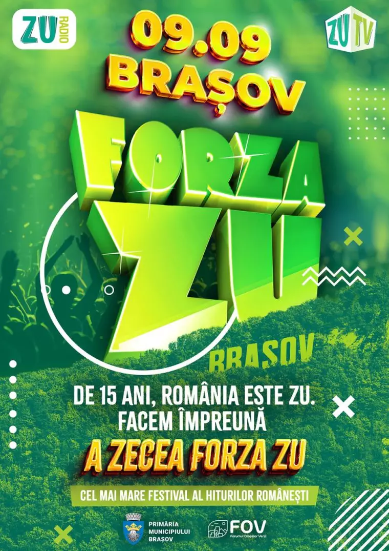 DE 15 ANI, ROMÂNIA ESTE ZU! FACEM ÎMPREUNĂ A ZECEA FORZA ZU!