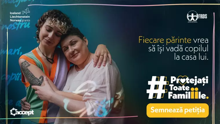 Bucharest Pride 2023, evenimentul comunității LGBTQIA+, are loc între 21 și 29 iulie. #ProtejațiToateFamiliile - prima campanie 360 a Asociației Accept  