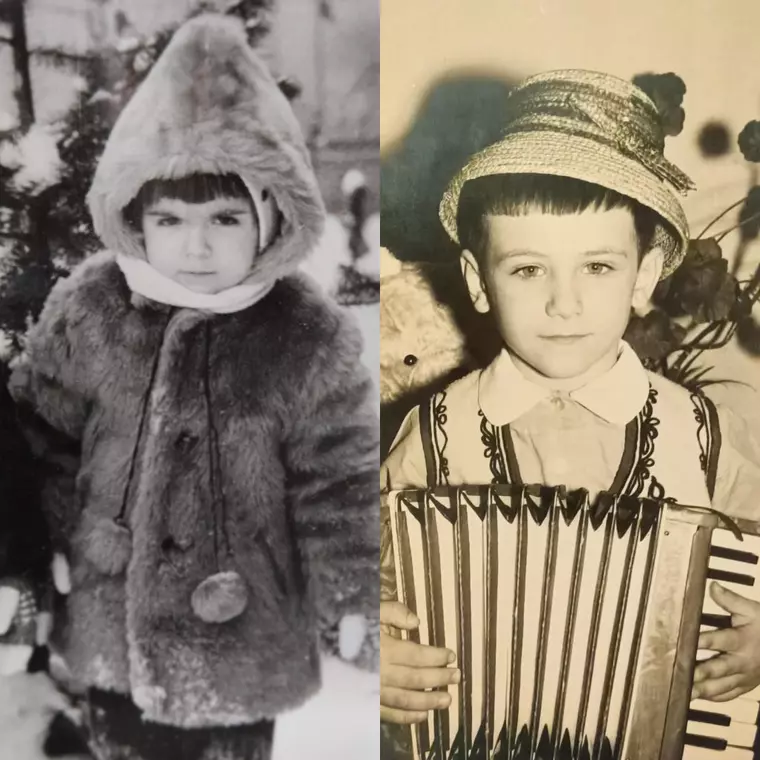 Bogdan și Laurențiu, în copilărie. Sursă foto: Arhivă personală