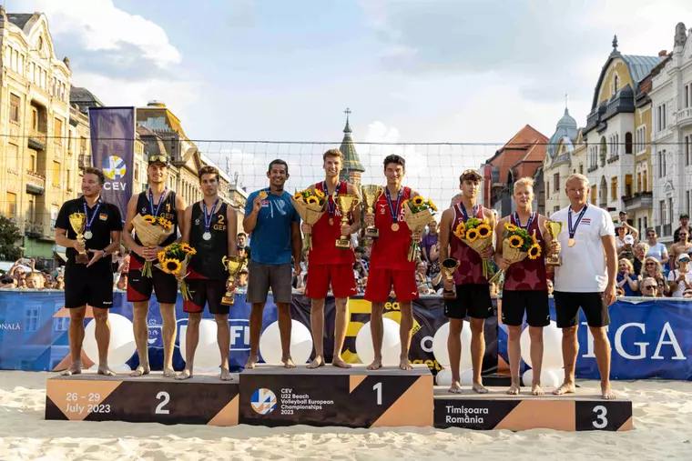 Lituania și Norvegia au triumfat la Campionatul European de Volei de plajă U22 disputat la Timișoara. Perspective pentru competiții de nivel mondial