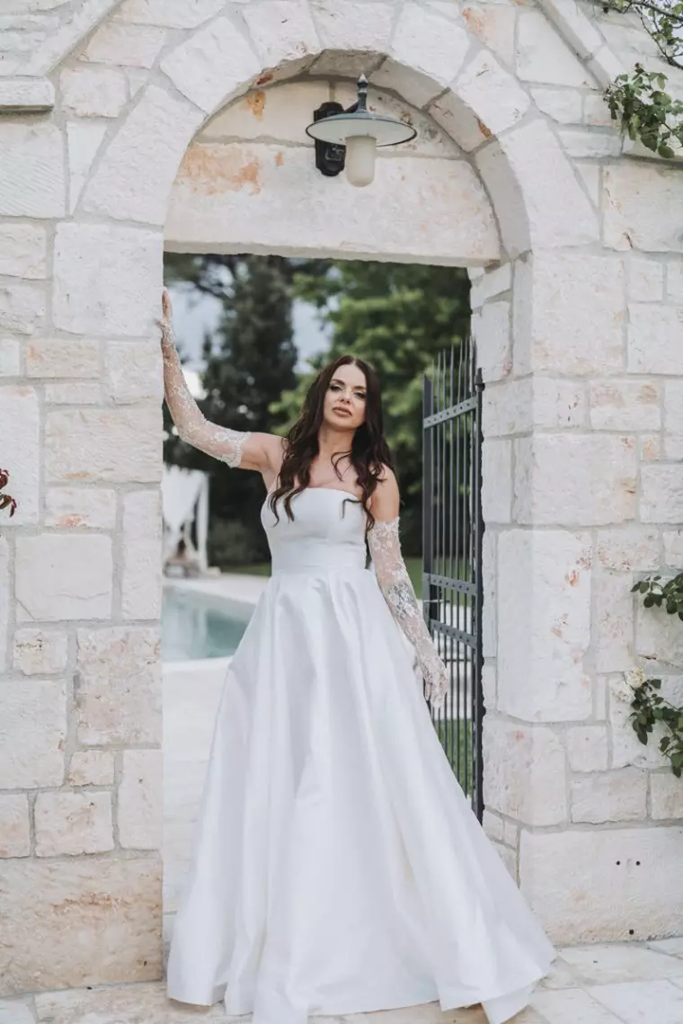 Cătălina a ales să poarte trei rochii diferite