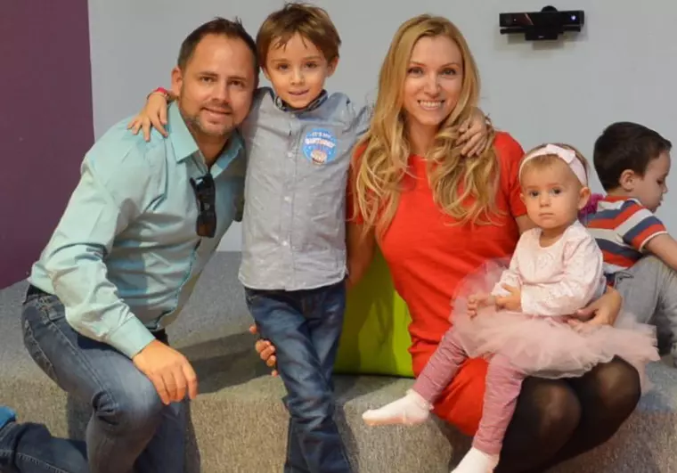 George de la Body&Soul alături de familie. Sursă foto: Arhivă personală