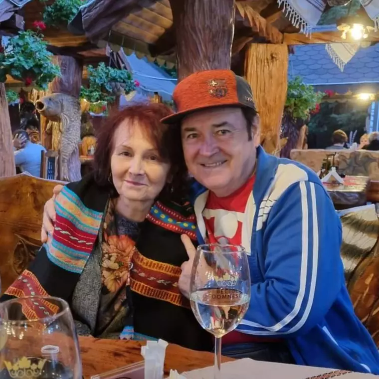 Nelu Vlad alături de soția lui. Sursă foto: Arhivă personală