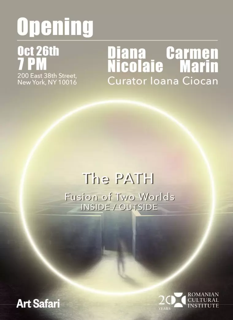 Diana Nicolaie și Carmen Marin, dublă expoziție la New York: „The Path”. Curator: Ioana Ciocan