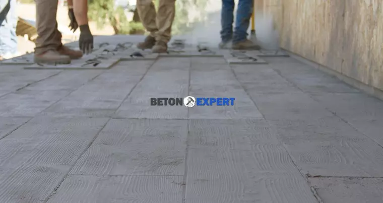 Alege beton amprentat pentru terasa ta - Beton Expert