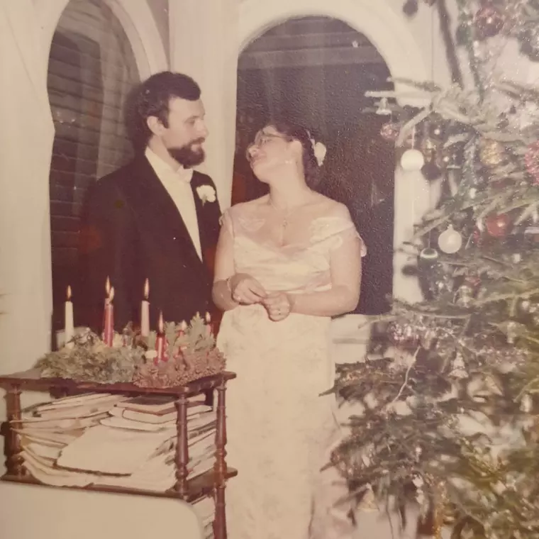 Irina-Margareta Nistor de Crăciunul în care s-a logodit. Sursă foto: Arhivă personală