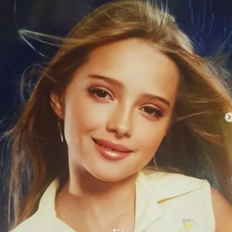 Otilia Bilionera în copilărie. Sursă foto: Arhivă personală