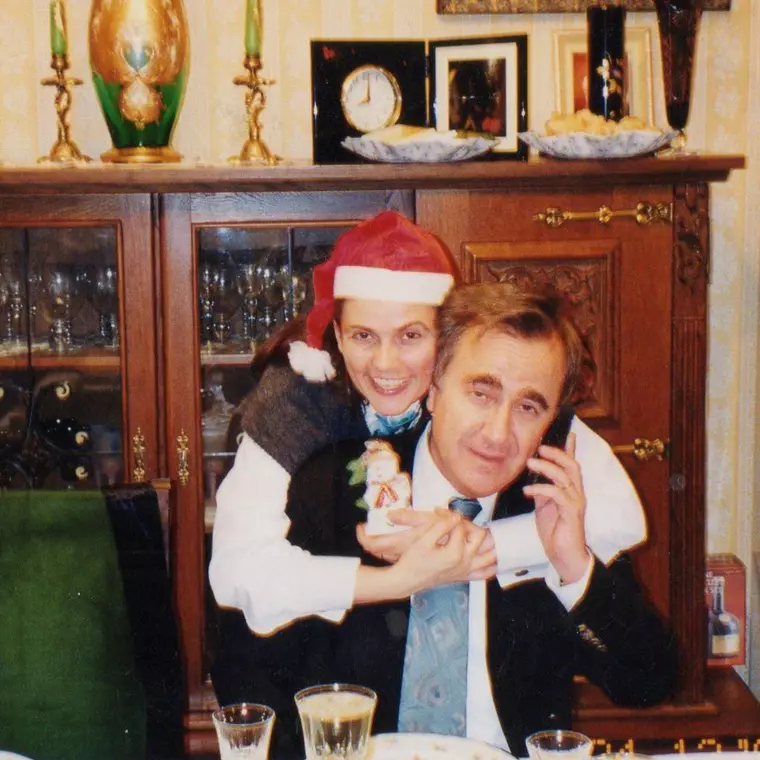 Felicia Filip alături de Cristian Mihăilescu. Sursă foto: Arhivă personală