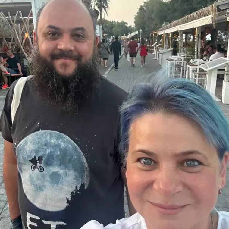 Anca Sigartău și soțul ei, Dragoș. Sursă foto: Arhivă personală