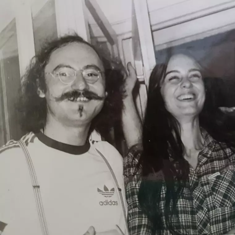 Zoia Alecu alături de Doru Stănculescu. Sursă foto: Arhivă personală