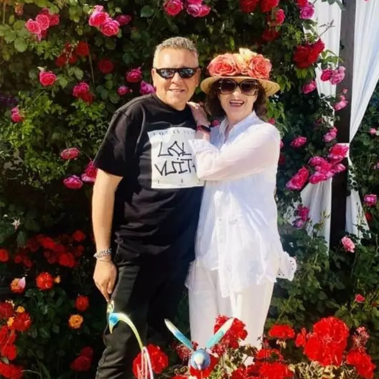 Ovidiu Komornyic alături de Angela Similea. Sursă foto: Arhivă personală