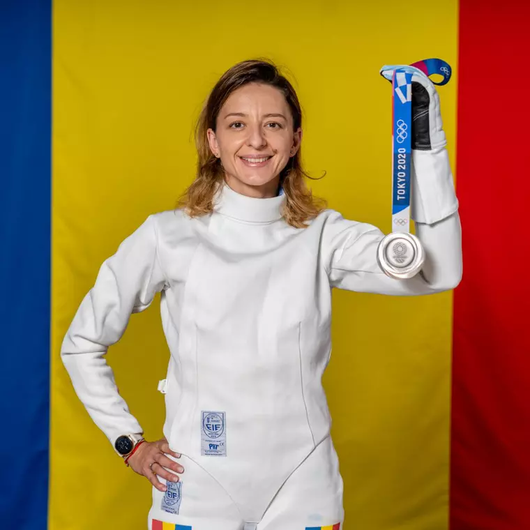 Ana Maria Brânză s-a apucat de scrimă dintr-o joacă. Sursă foto: Arhivă personală