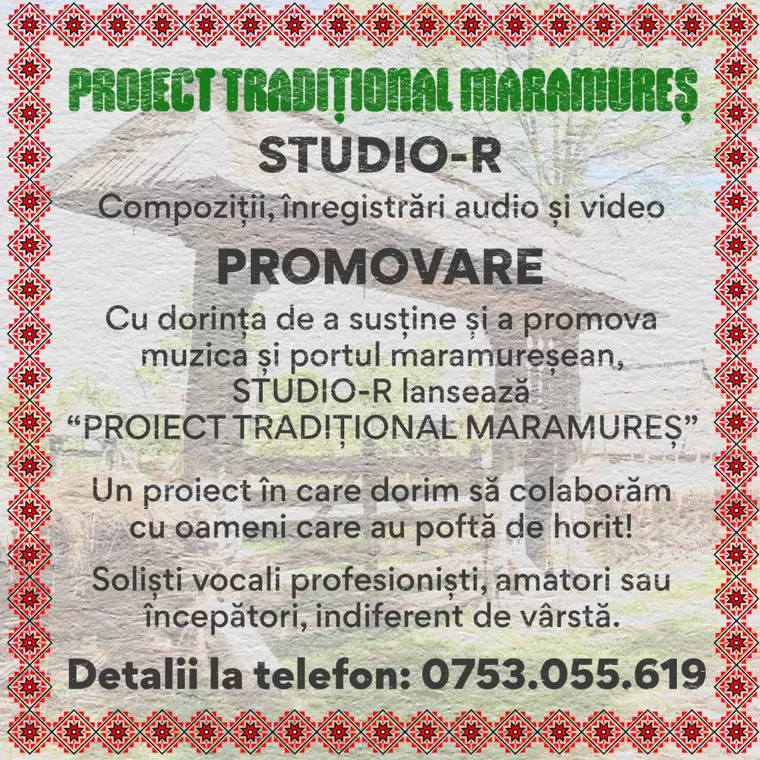 Inițiativă extraordinară! Livius Lauruc, managerul și compozitorul Taraful Rutenilor, lansează primul proiect pentru promovarea tradițiilor maramureșene